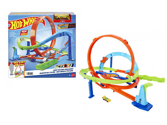 Ігровий набір Хот Вілс Випробування гіперпетлі Hot Wheels Action - Фото 1