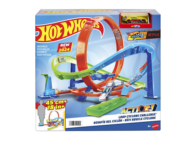 Ігровий набір Хот Вілс Випробування гіперпетлі Hot Wheels Action - Фото 3