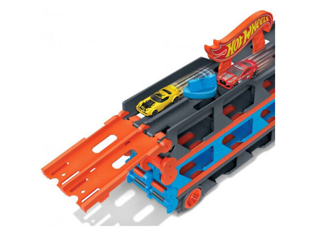 Ігровий набір Hot Wheels Вантажівка-транспортер 'Супергонки' (GVG37) - Фото 6