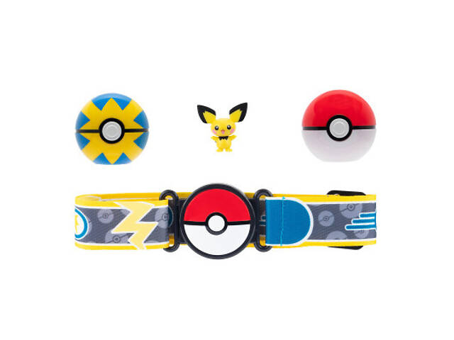 Ігровий набір Pokemon W15 - Пояс з покеболами Пічу (PKW3643) - Фото 2