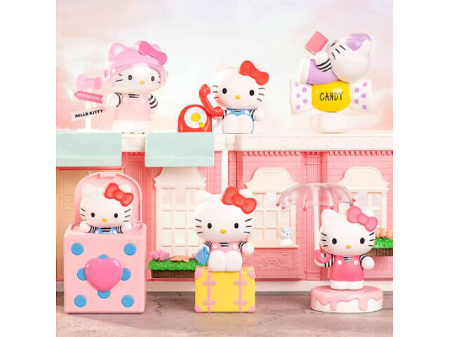 Ігровий набір Pop Top Механічна іграшка-сюрприз Hello Kitty - Милий сигнал (24MDL-002) - Фото 4