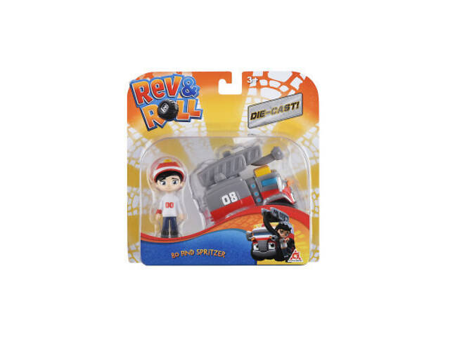 Ігровий набір Rev&Roll Рев і Рамбл DieCast Тому і Спритцер (EU881031) - Фото 7