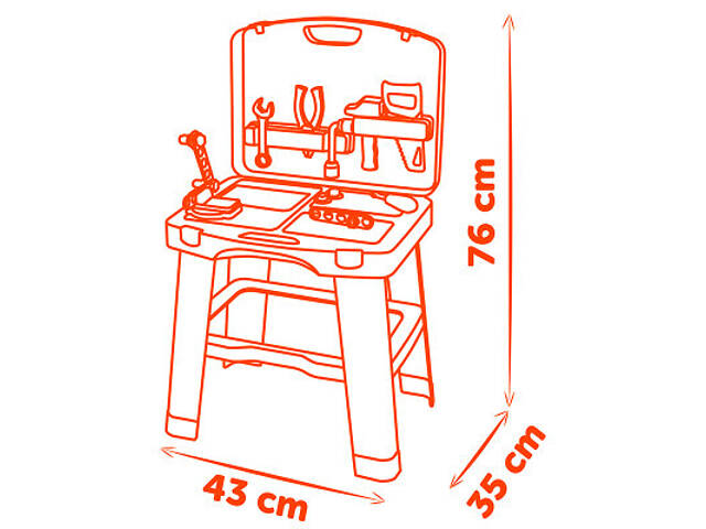 Ігровий набір Smoby Блэк + Деккер. Розумна майстерня (360734) - Фото 3