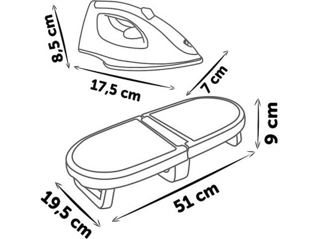 Ігровий набір Smoby Прасувальна дошка (7600330123) - Фото 3