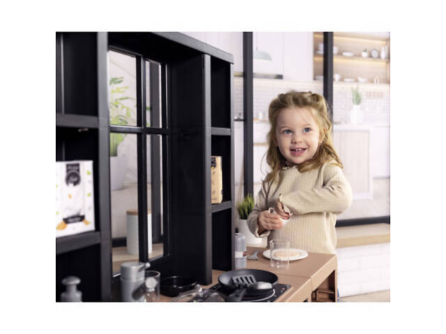 Ігровий набір Smoby Інтерактивна кухня Лофт з кавоваркою, аксесуарами та звуковим ефектом (312600) - Фото 7