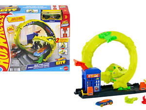 Ігровий набір трек Hot Wheels City Спіральна атака Змії (JBM63)