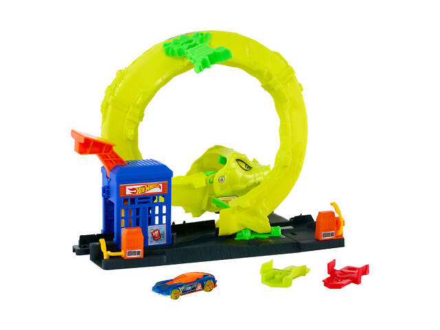 Ігровий набір трек Hot Wheels City Спіральна атака Змії (JBM63) - Фото 2