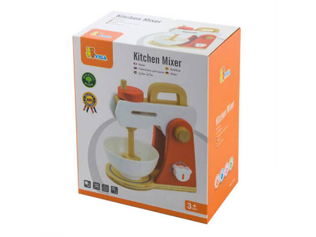 Ігровий набір Viga Toys міксер з дерева (50235FSC) - Фото 3