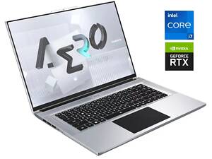 Ігровий ноутбук Б-класу Gigabyte Aero 16 XE5 / 16' (3840x2400) OLED / Intel Core i7-12700H (14 (20) ядер по 3,5 - 4,7 ГГц) / 16 ГБ DDR5 / 256 ГБ SSD+256 ГБ SSD / nVidia GeForce RTX 3070 Ti, 8 ГБ GDDR6