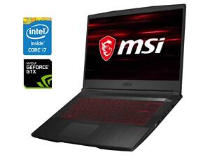 Игровой ноутбук Б-класс MSI GF65 Thin 9SD / 15.6' (1920x1080) IPS / Intel Core i7-9750H (6 (12) ядер по 2.6 - 4.5 GHz) /
