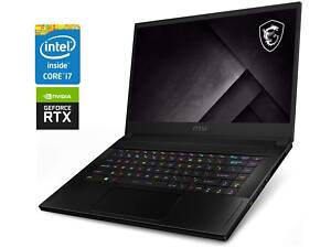 Игровой ноутбук Б-класс MSI GS66 Stealth 11UE / 15.6' (1920x1080) IPS / Intel Core i7-11800H (8 (16) ядер по 2.3 - 4.6 G