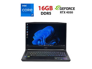 Ігровий ноутбук Б-класу MSI Katana 15 B13VEK-277US / 15.6' (1920x1080) IPS / Intel Core i7-13620H (10 (16) ядер по 3,6 - 4,9 ГГц) / 16 ГБ DDR5 / 960 ГБ SSD / nVidia GeForce RTX 4050, 6 ГБ GDDR6, 96-бі