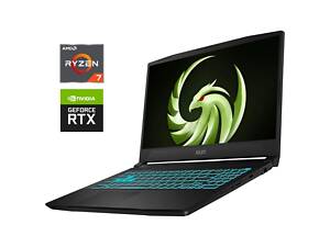 Игровой ноутбук MSI Bravo 15 C7VFK / 15.6' (1920x1080) IPS / AMD Ryzen 7 7735HS (8 (16) ядер по 3.2 - 4.75 GHz) / 16 GB