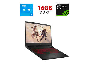 Игровой ноутбук MSI GF66 Katana 12UE-896NEU / 15.6' (1920x1080) IPS / Intel Core i5-12450H (8 (12) ядер по 3.3 - 4.4 GHz