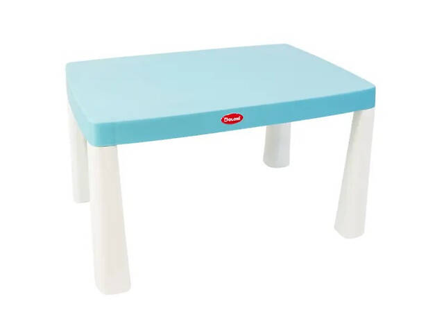 Ігровий столик з накладкою стільчик та конструктор 04660/7 Doloni бірюзовий - Фото 4