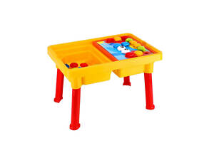Ігровий столик TechnoK 8140TXK Play Table Mosaic 31x27x43 см Жовто-червоний (79676)