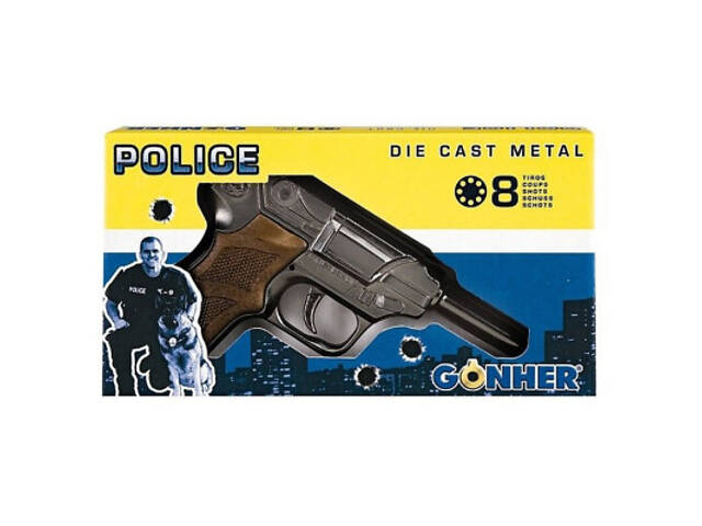 Іграшкова зброя Gonher Револьвер 8-зарядний (124/0) - Фото 3