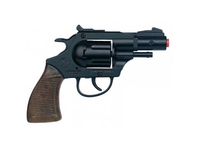 Игрушечное оружие Gonher Револьвер полицейский 12-зарядный (38/6) - Фото 1