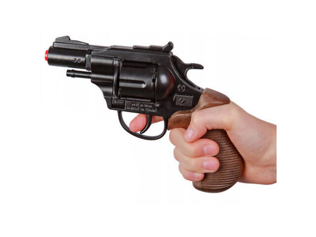 Игрушечное оружие Gonher Револьвер полицейский 12-зарядный (38/6) - Фото 3