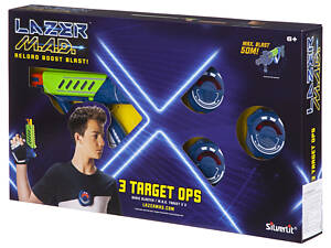Іграшкова зброя Silverlit Lazer M.A.D. Навчальний набір (1 бластер, 3 мішені) LM-86846 (LM-86846)