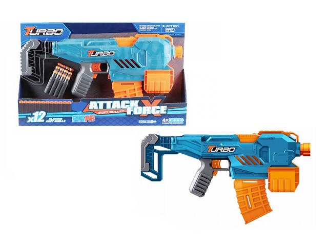 Автоматичний іграшковий автомат з м'якими патронами BT346 - Фото 1