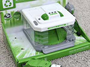 Іграшковий гараж автомийка сміттєвоза з рацією та парою CLM-887 міські служби