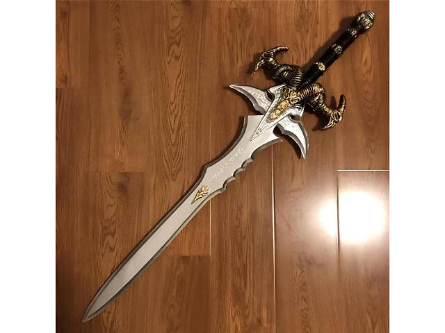 Іграшковий меч Артаса RESTEQ — Крижаний Скорбот / Frostmourne 1:1, 100 см, косплей World of Warcraft, меч Короля-ліча - Фото 1