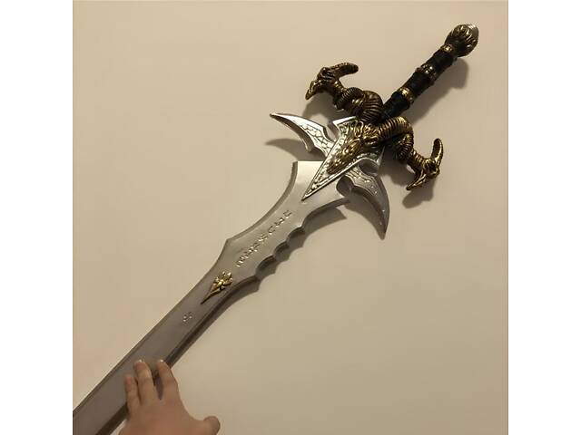 Іграшковий меч Артаса RESTEQ — Крижаний Скорбот / Frostmourne 1:1, 100 см, косплей World of Warcraft, меч Короля-ліча - Фото 5