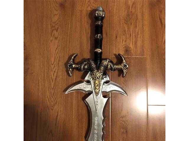 Іграшковий меч Артаса RESTEQ — Крижаний Скорбот / Frostmourne 1:1, 100 см, косплей World of Warcraft, меч Короля-ліча - Фото 6
