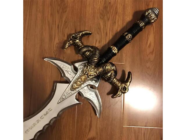 Іграшковий меч Артаса RESTEQ — Крижаний Скорбот / Frostmourne 1:1, 100 см, косплей World of Warcraft, меч Короля-ліча - Фото 8