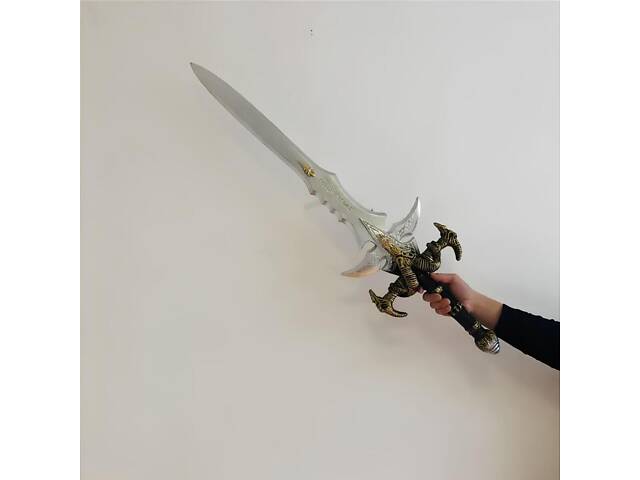 Іграшковий меч Артаса RESTEQ — Крижаний Скорбот / Frostmourne 1:1, 100 см, косплей World of Warcraft, меч Короля-ліча - Фото 9
