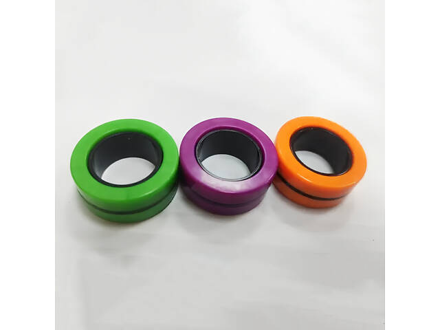 Іграшка-антистрес Магнітні кільця RESTEQ — набір з 3 кілець з магнітом для трюків, фокусів та зняття напруги - Фото 2