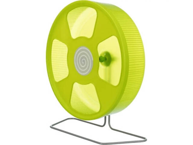 Іграшка для гризунів Trixie Бігове колесо на підставці d:20 см (кольори в асортименті) (4047974610107) - Фото 3