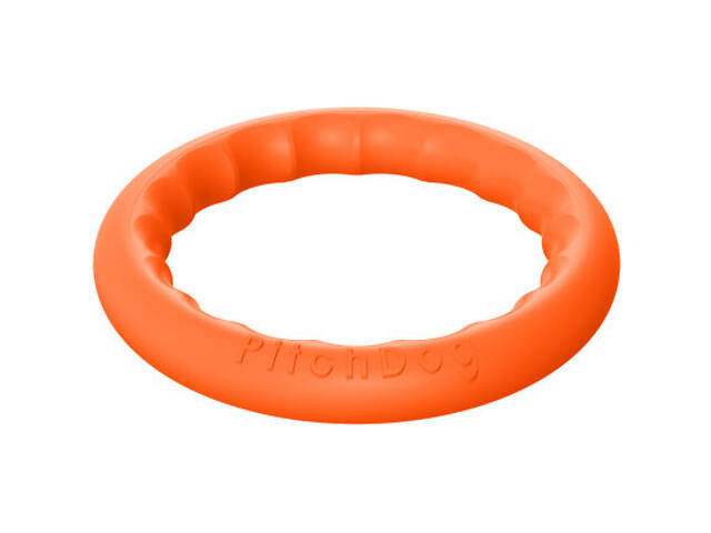 Іграшка для собак Collar PitchDog Кільце для апортирування 17 см помаранчеве (62364) - Фото 2