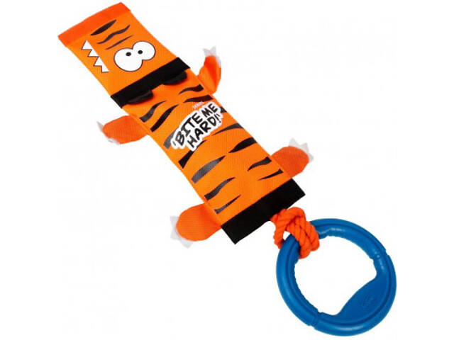 Іграшка для собак GiGwi Bite me hard Тигр (поліестер) 55 см (2345) - Фото 1