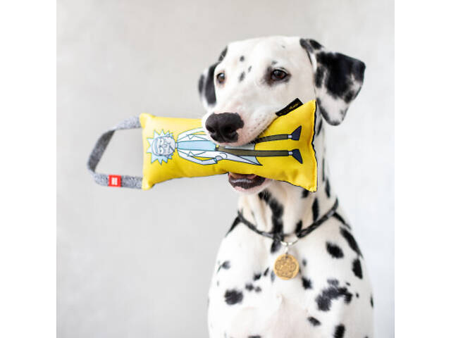 Іграшка для собак WAUDOG Fun 'Рік і Морті 2' з пищалкою S (629-0281) - Фото 5