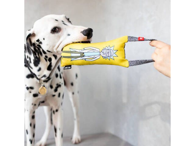 Іграшка для собак WAUDOG Fun 'Рік і Морті 2' з пищалкою S (629-0281) - Фото 6