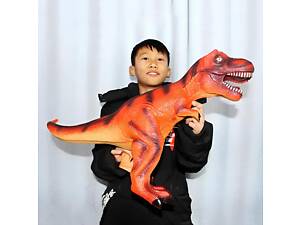 Игрушка динозавр T-REX RESTEQ — большой динозавр Тирекс 650×450 мм, реалистичная фигурка для детей, интерьерная модель,