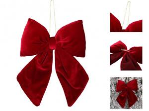 Іграшка на ялинку YES Бант 975084 25х32 см бордова