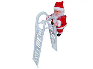 Іграшка Санта-Клаус, на сходах / новорічна іграшка