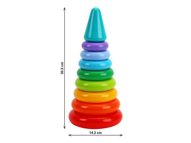 Іграшка Технок Пірамідка T-1904 14.2х30.5 см - Фото 6