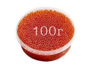 Ікра імітована червона лососева Горбуша 100 г. Україна