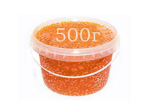 Ікра імітована червона лососева Кета 500 г. Україна