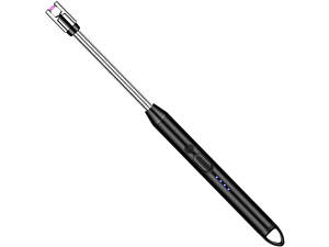 Імпульсна USB запальничка Primo з вбудованим акумулятором для газової плити, духовки, розпалу - Black