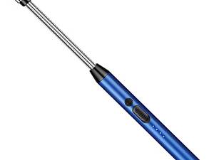 Импульсная USB зажигалка Primo со встроенным аккумулятором для газовой плиты, духовки, розжига - Blue