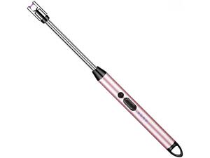 Імпульсна USB запальничка Primo з вбудованим акумулятором для газової плити, духовки, розпалу - Pink