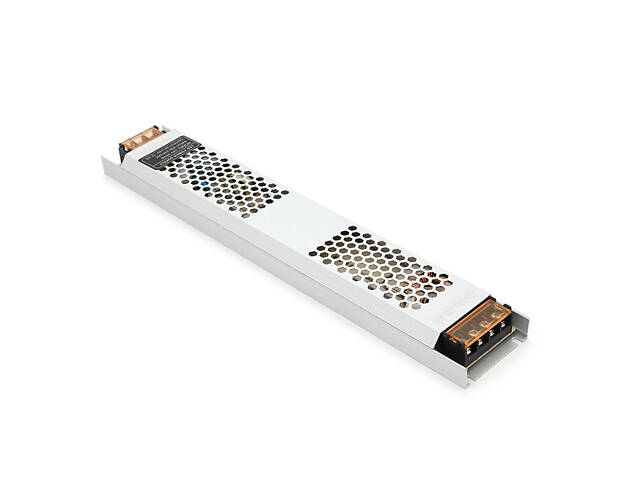 Импульсный блок питания 24В 12.5А (300Вт) перфорированный SLIM - Фото 2