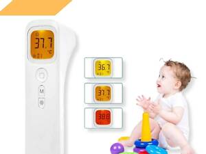 Инфракрасный бесконтактный термометр Shun Da (WT001) (100), 32°C ~ 42,5°C, ЖК-дисплей, с памятью (MER-14368_248)