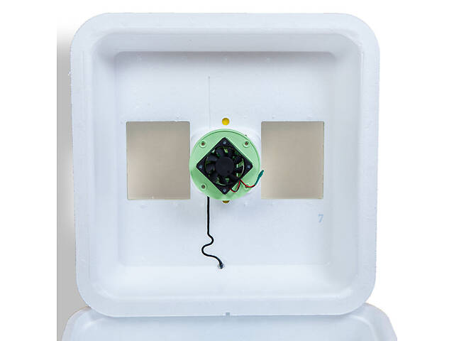 Інкубатор для яєць з механічним переворотом Рябушка Smart 70 12в Турбо з живленням 2в1 від 12В та 220В - Фото 4