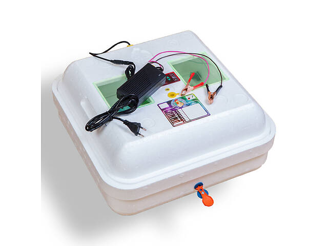 Інкубатор для яєць з механічним переворотом Рябушка Smart 70 12в Турбо з живленням 2в1 від 12В та 220В - Фото 8